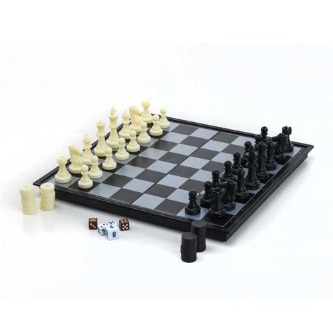 3in1 Magnetic Chess, Checkers & Backgammon