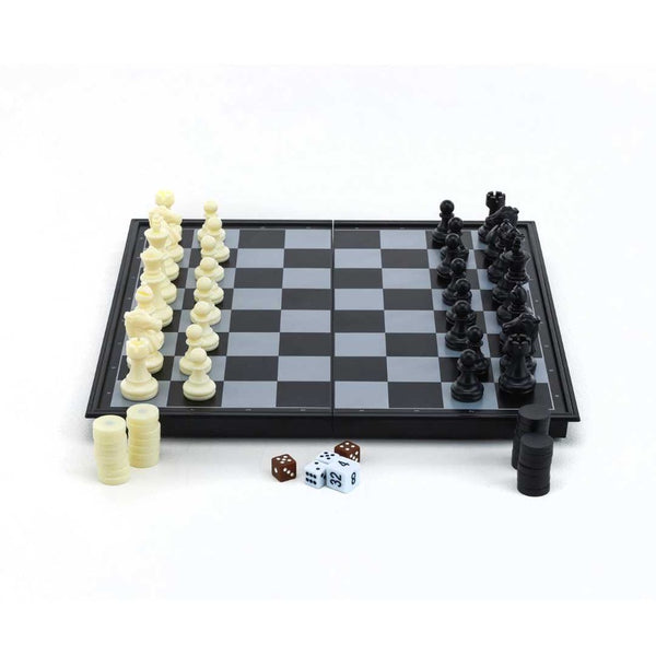 3in1 Magnetic Chess, Checkers & Backgammon