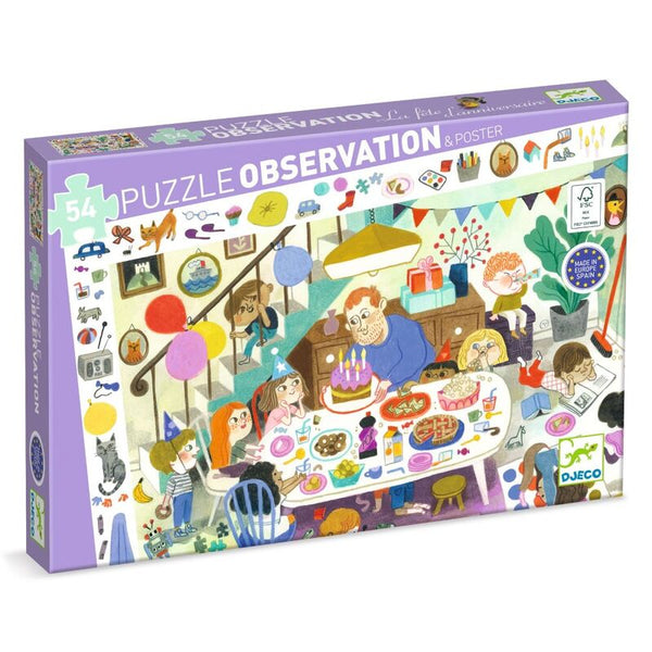 Birthday Party Observation Puzzle 54pc