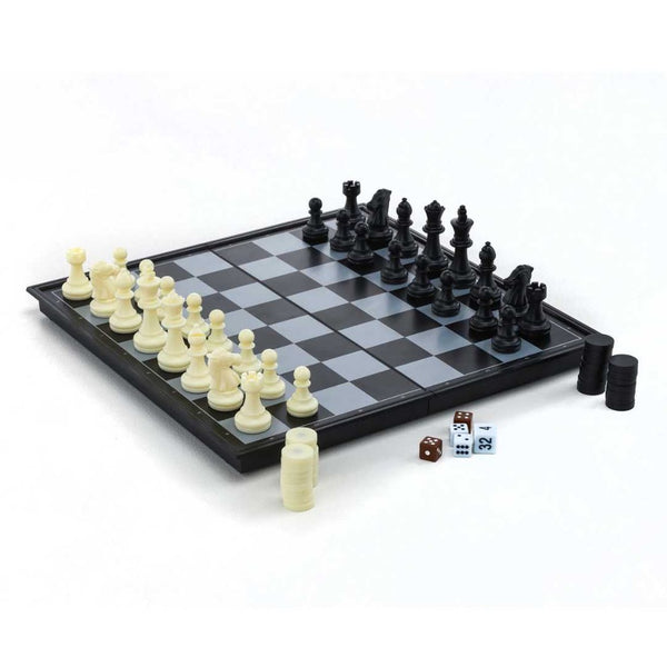 3in1 Magnetic Chess, Checkers & Backgammon