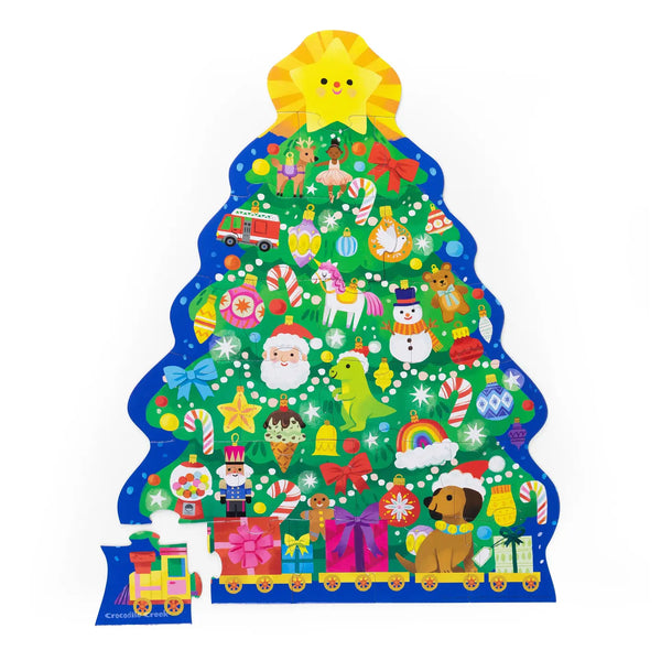 Christmas Tree Floor Puzzle