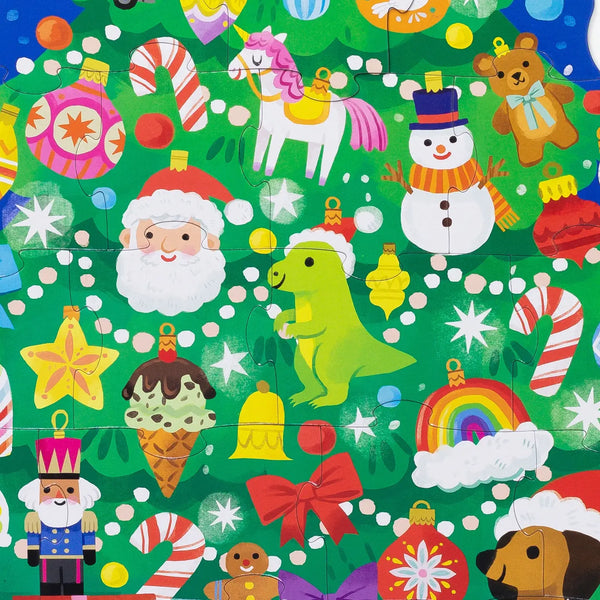 Christmas Tree Floor Puzzle