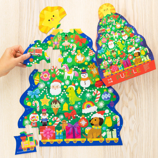 Christmas Tree Floor Puzzle