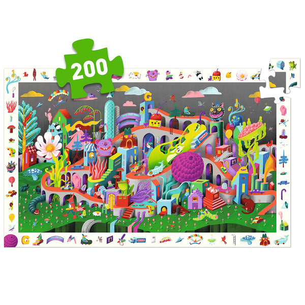 Crazy Town Observation Puzzle 200pc