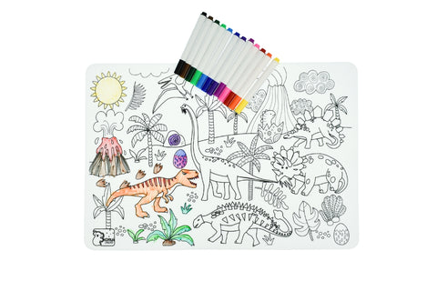Reusable Silicone Mat - Dinosaurs