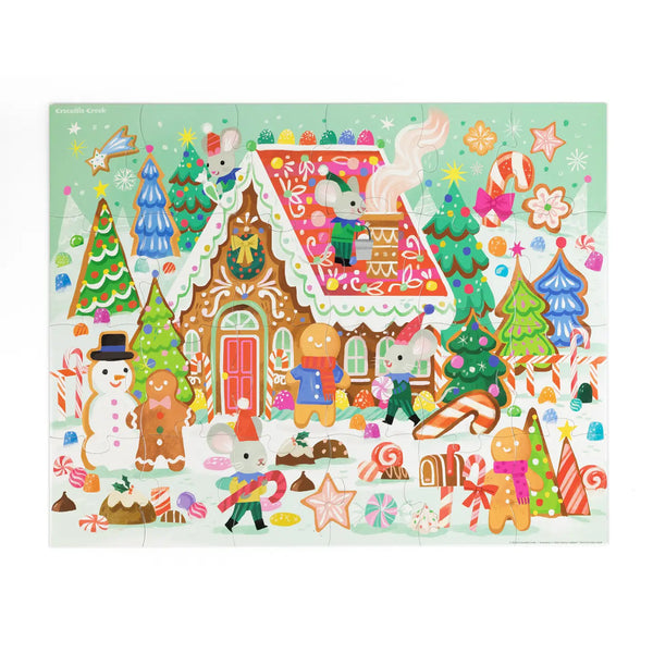 Gingerbread House Floor Puzzle