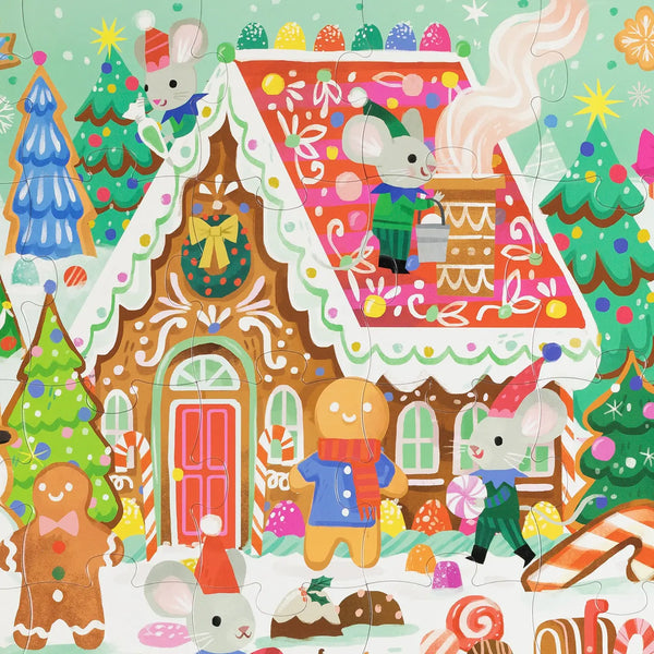 Gingerbread House Floor Puzzle