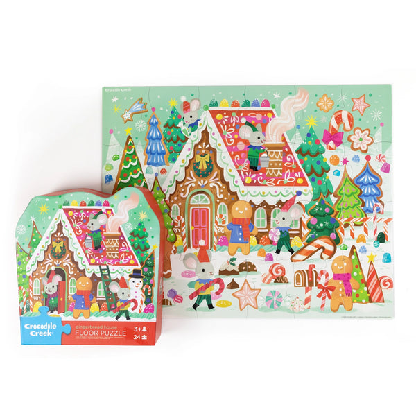 Gingerbread House Floor Puzzle
