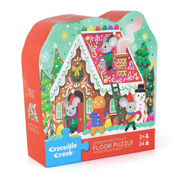 Gingerbread House Floor Puzzle