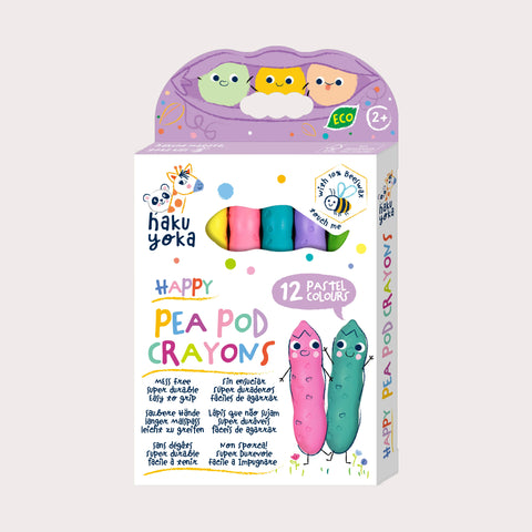 Pea Pod Crayons Pastel 12