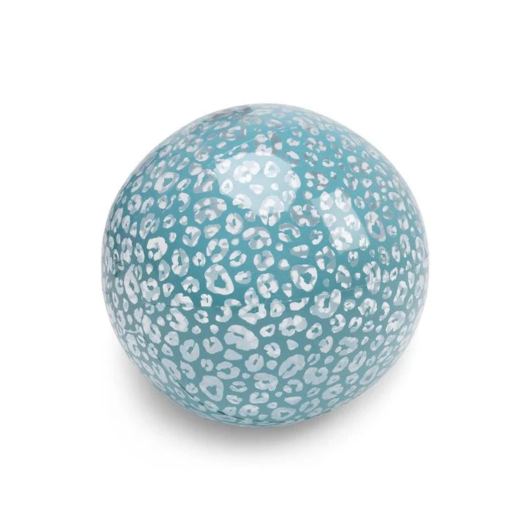 Inflatable Beach Ball - Transparent Leopard