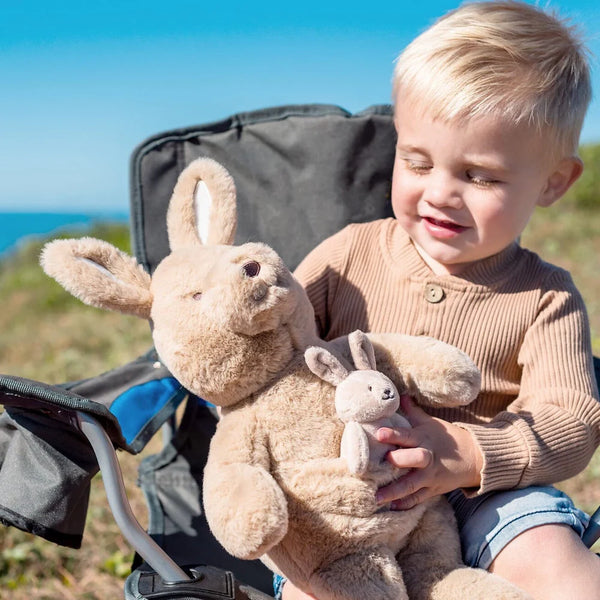 Kip Kangaroo & Baby Joey 43cm