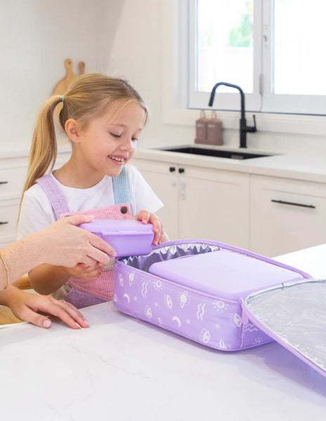 Large Insulated Lunch Bag - Swaggies Collab Cosmic Bloom