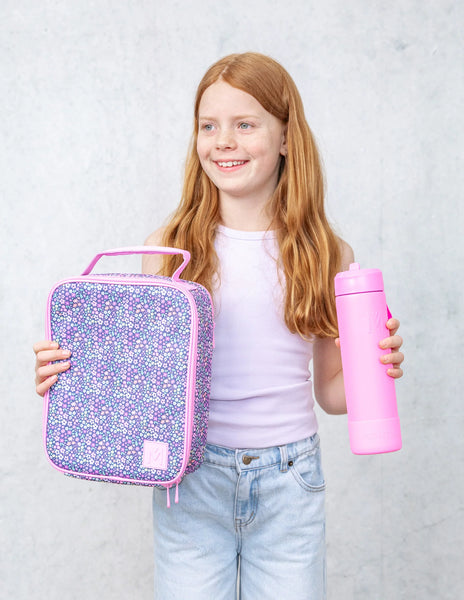 Large Insulated Lunch Bag - Floral