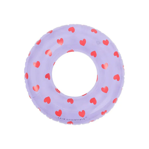 Swim Ring - Lila Hearts 55cm