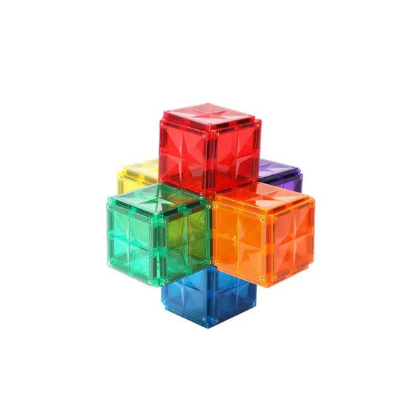 Magnetic Rainbow Tiles 42pcs