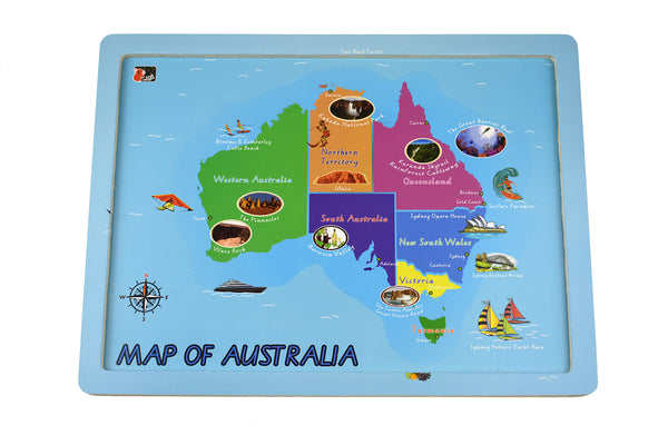 Australian Map Jigsaw Puzzle