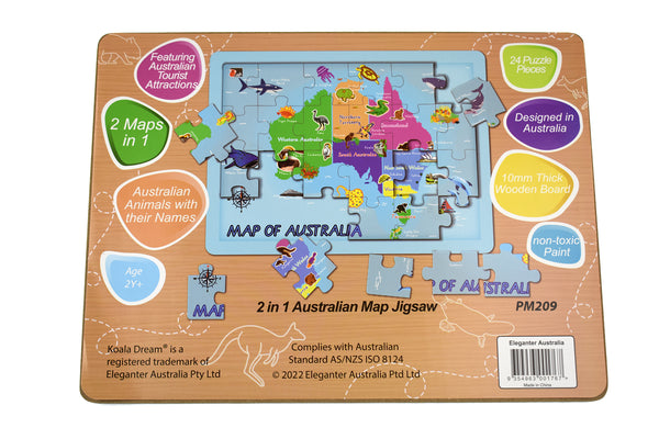 Australian Map Jigsaw Puzzle