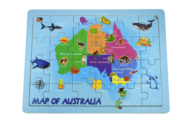 Australian Map Jigsaw Puzzle