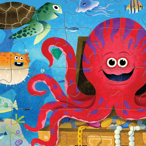 Octopus Treasure Floor Puzzle