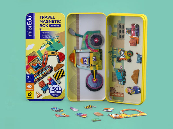 Magnetic Travel Box - Trucks