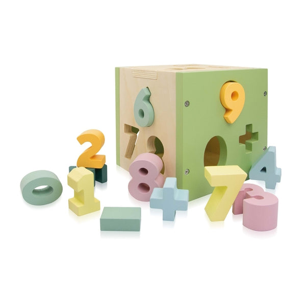 Wooden Numbers & Book Set