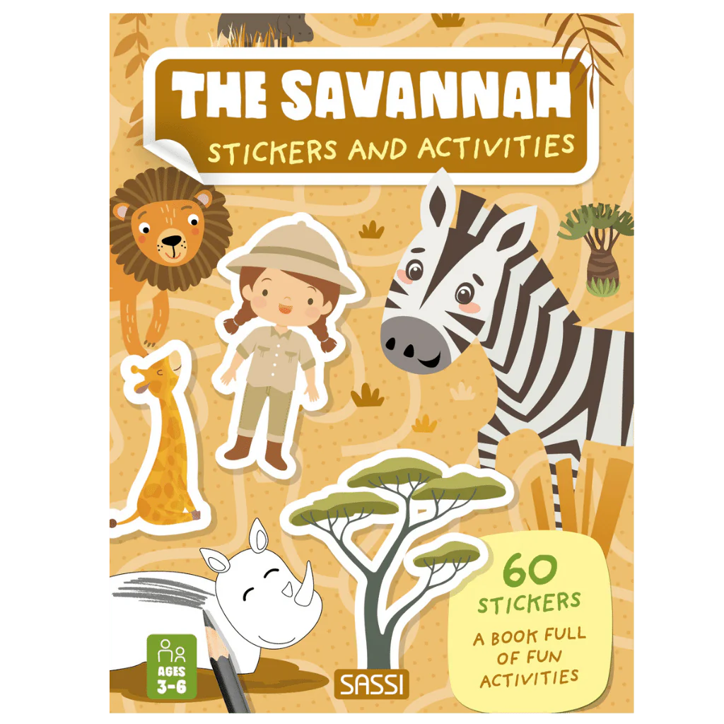 Savannah Stickers & Activities Book