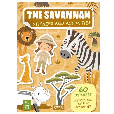 Savannah Stickers & Activities Book