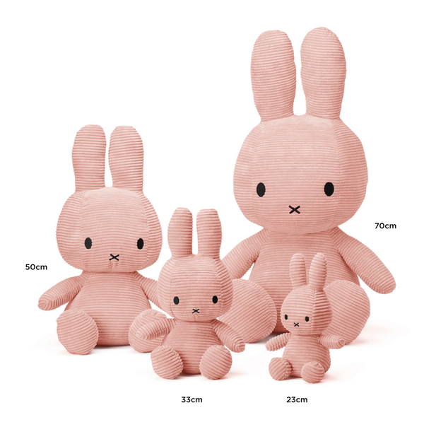 Miffy ECO Corduroy Pink 23cm