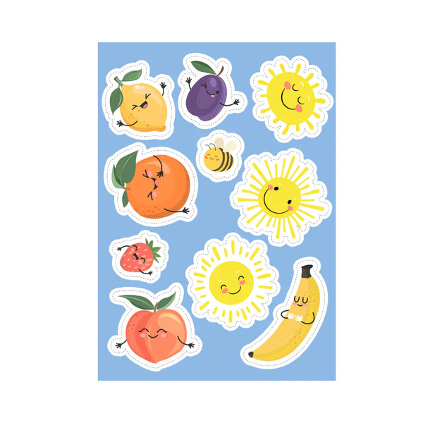 Summer Stickers & Activities Book