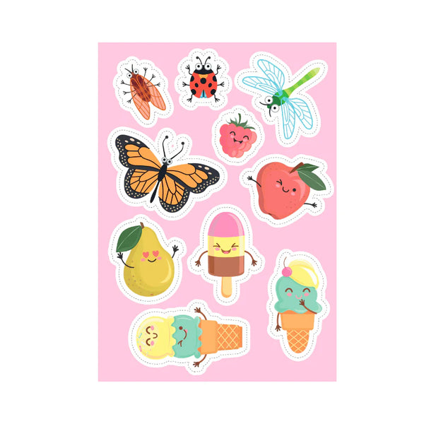 Summer Stickers & Activities Book