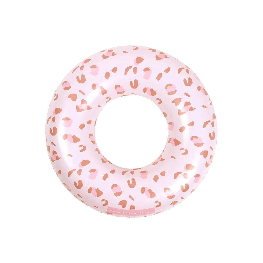Swim Ring - Pink Leopard 55cm