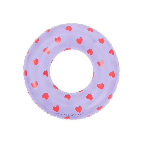 Swim Ring - Lila Hearts 90cm