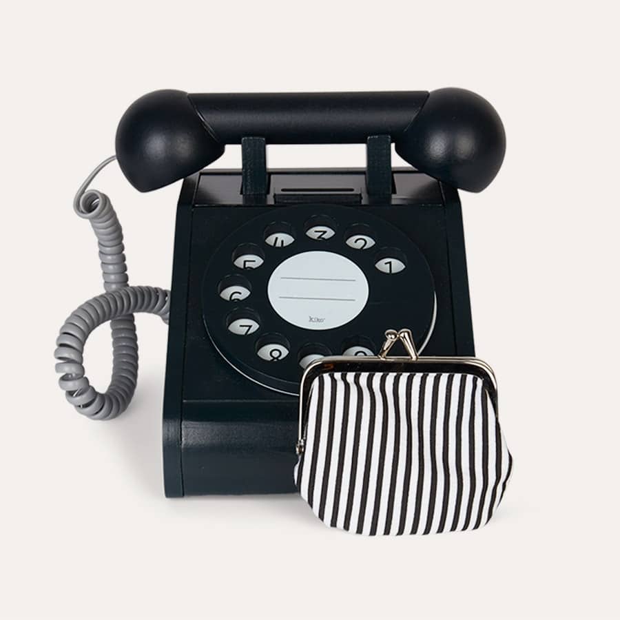 Reto Wooden Phone - Black