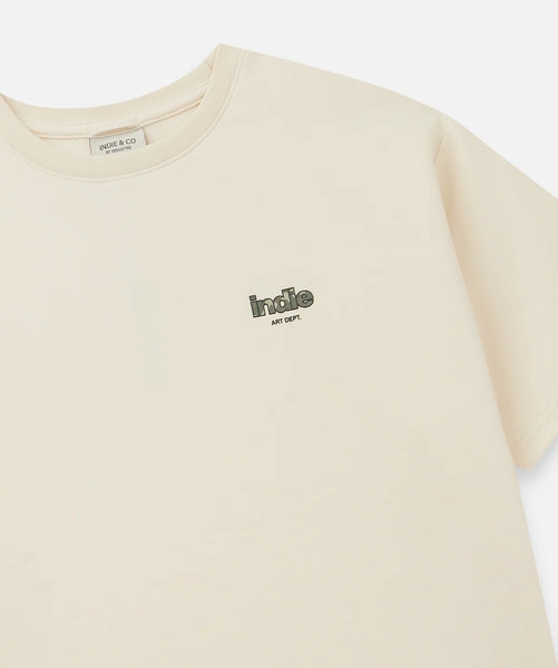 The Baller Tee - Stone/Camo