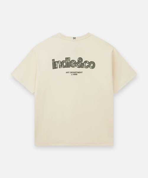 The Baller Tee - Stone/Camo