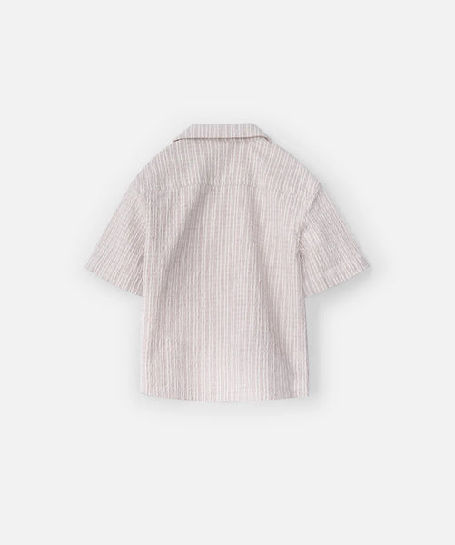 The Calesta Shirt - Buckwheat/Cream