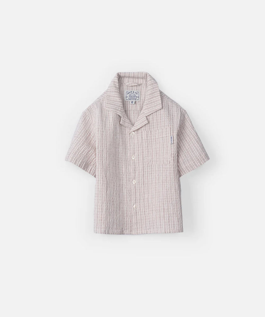 The Calesta Shirt - Buckwheat/Cream