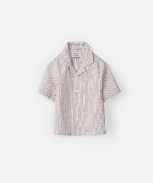 The Calesta Shirt - Buckwheat/Cream