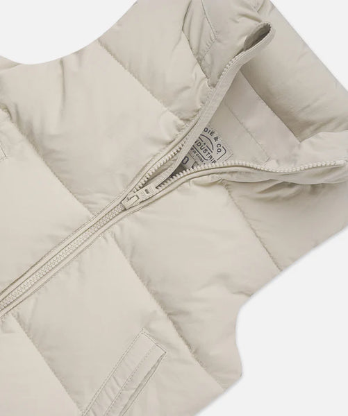 The Chester Puffer Vest - Washed Stone - LAST ONE SZ 6