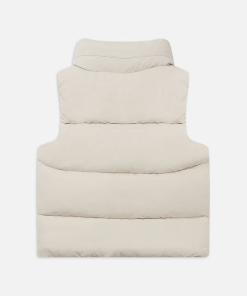 The Chester Puffer Vest - Washed Stone - LAST ONE SZ 6