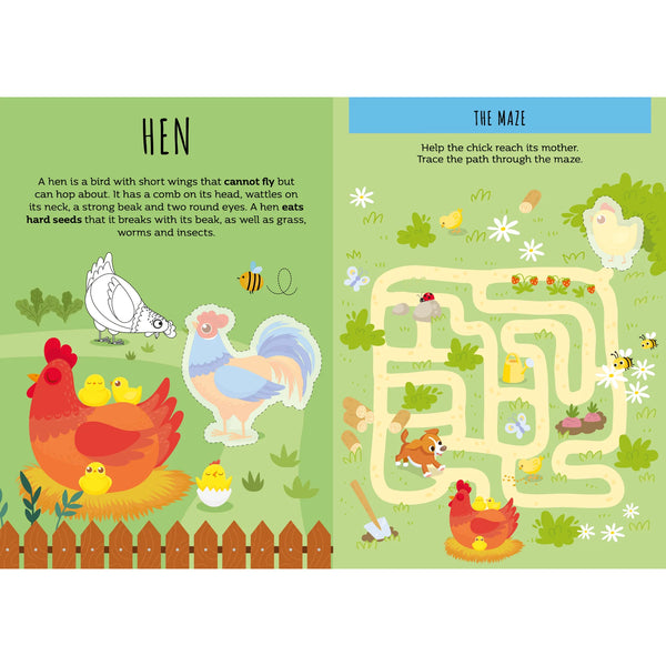 The Farm Stickers & Activities Book