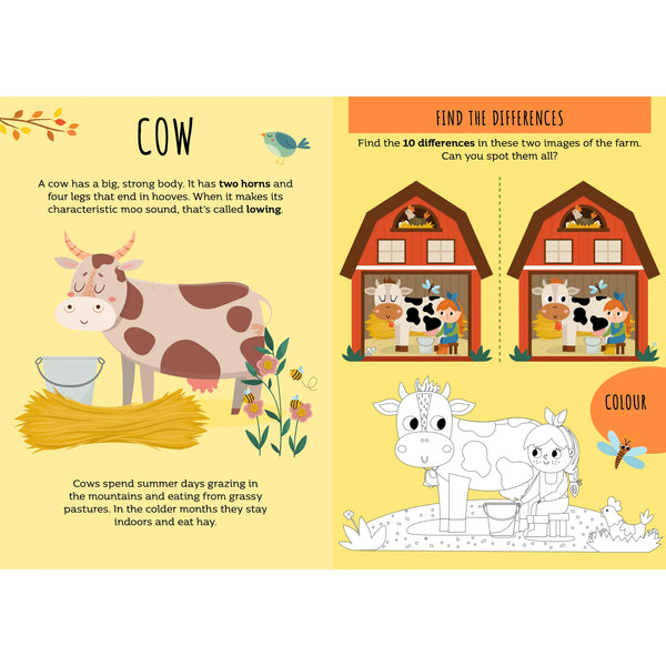 The Farm Stickers & Activities Book