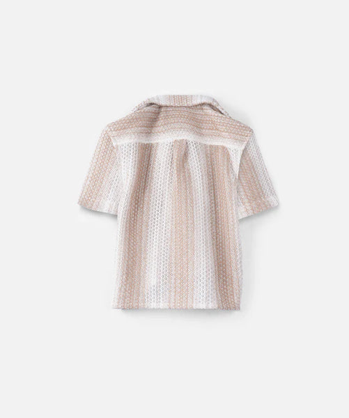 The Lago's SS Shirt - Mustard/Off White