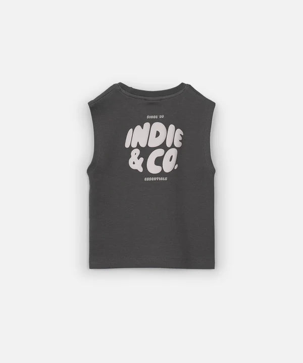 The Union Muscle Tee - Dark Fern