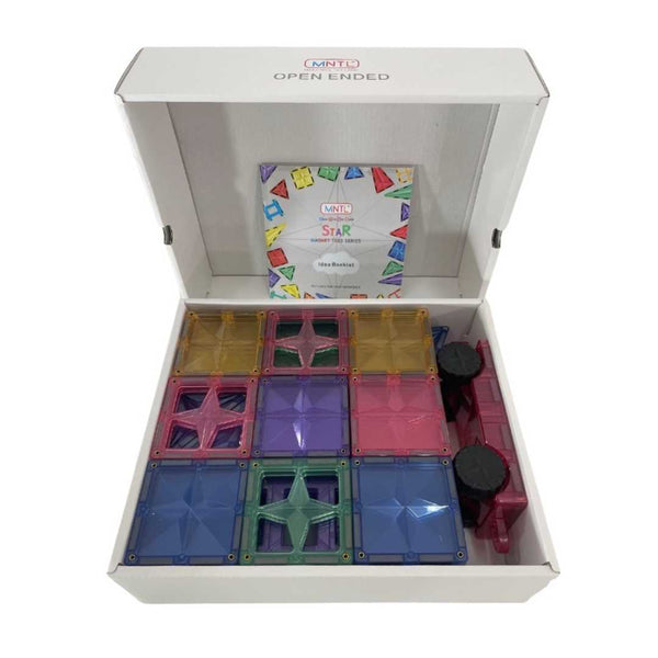 Magnetic Pastel Tiles 108Pcs