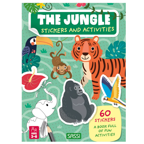 Jungle Stickers & Activities Book