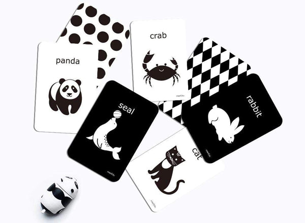 Cognitive Flash Cards - Black & White