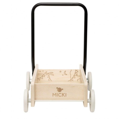 Micki Premium - Wooden Adjustable Walker, Natural