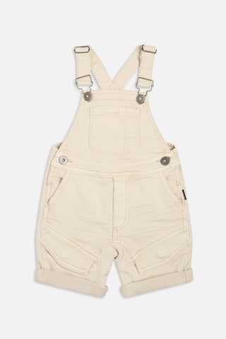 The Armoured Short Dungaree - New Stone
